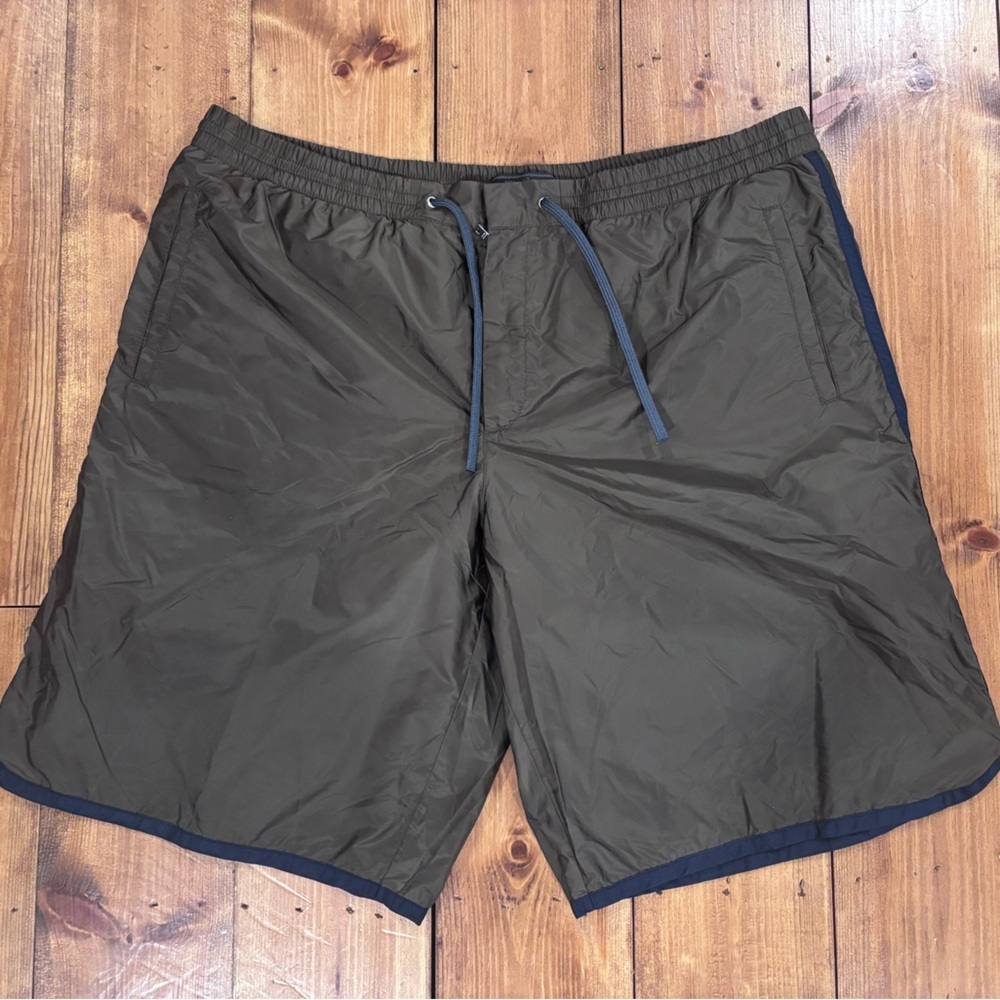 Prada Dark Olive Swim/Board Shorts, 54